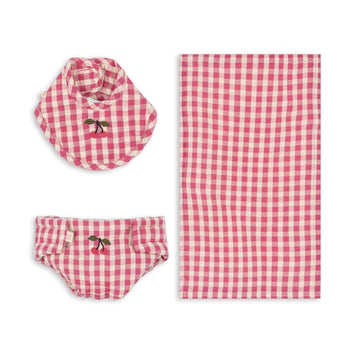 Poppenverzorgingsset - Bubblegum check